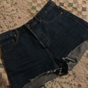 Everlane denim shorts